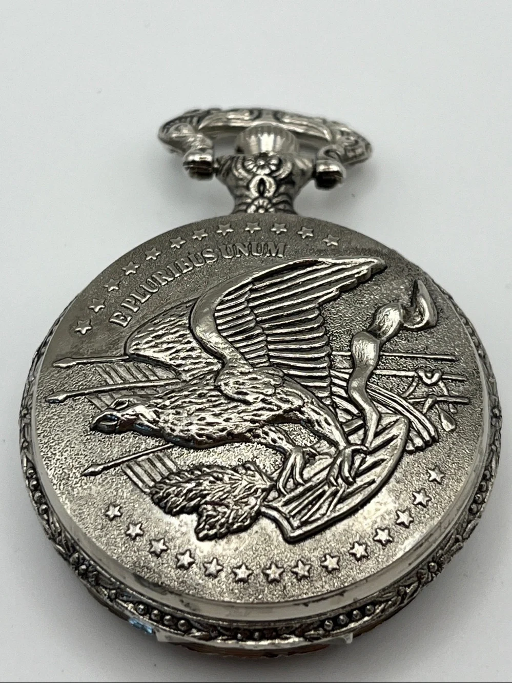 1880 Morgan Silver Dollar Coin Pocket Watch